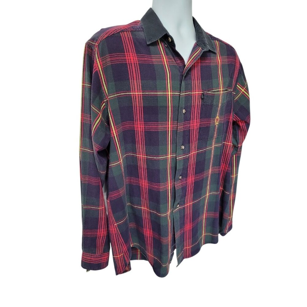 Panhandle Rough Stock Shirt Mens Large‎ Western Button Rodeo Cowboy Ranch Work - Picture 3 of 13